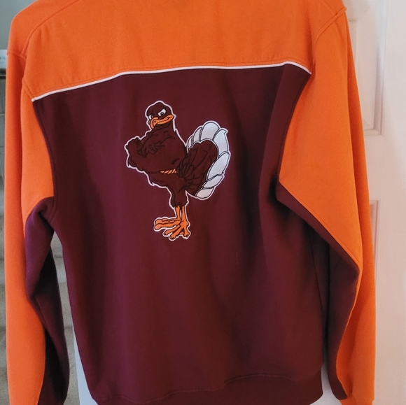Virginia Tech 1/4 Zip Pullover Size Adult S - Picture 3 of 4